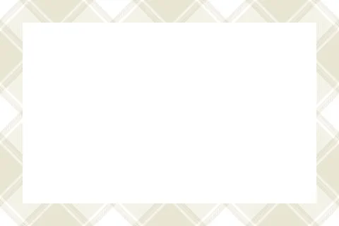 Vintage frame vector. Scottish border pattern retro style. Tartan plaid ornam 스톡 일러스트