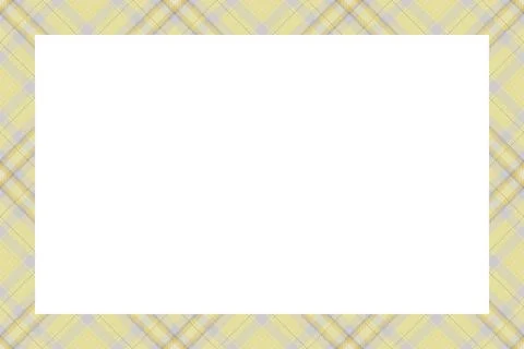 Vintage frame vector. Scottish border pattern retro style. Tartan plaid ornam 스톡 일러스트