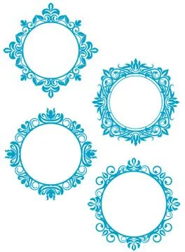 Vintage frames Illustrazione stock