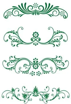 Vintage frames 스톡 일러스트