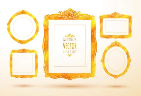 Vintage frames Stock Illustration