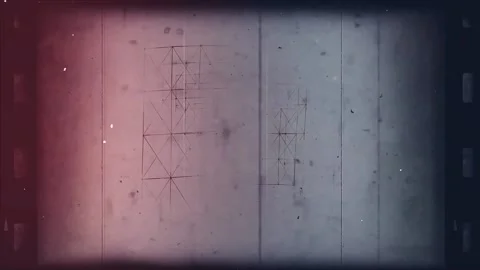 Vintage frames in motion for presentations Video stock 239934184