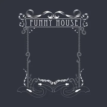 Vintage Frames, Scroll Elements and Floral Ornaments Stock Illustration