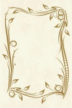 Vintage frames for text. Stock Illustration