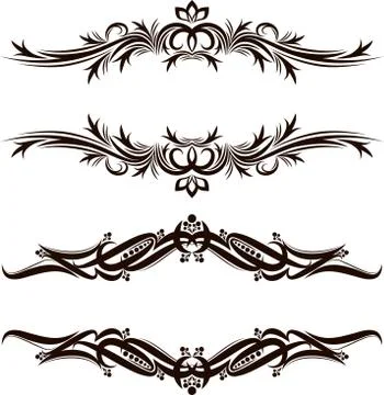 Vintage frames for text 스톡 일러스트