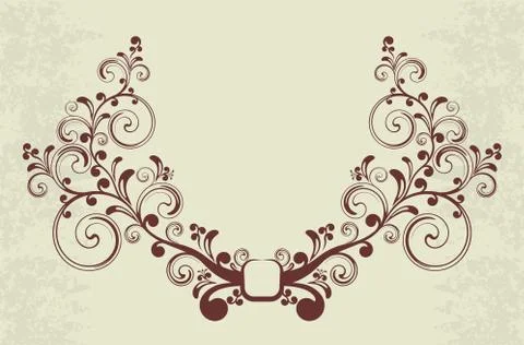 Vintage frames for text Ilustración de archivo