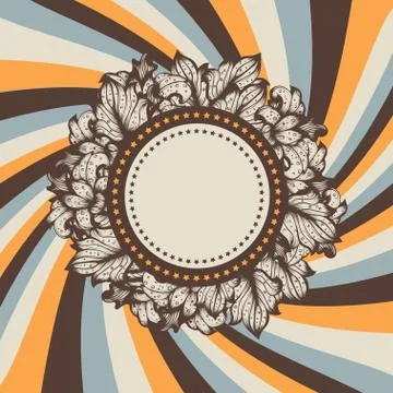 Vintage Fun Background Stock Illustration