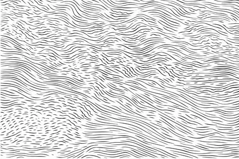 Vintage Fur Pattern: Vector Illustration of Abstract Animal Texture. Stock Illustration