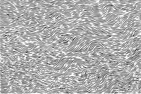 Vintage Fur Pattern: Vector Illustration of Abstract Animal Texture. Stock Illustration