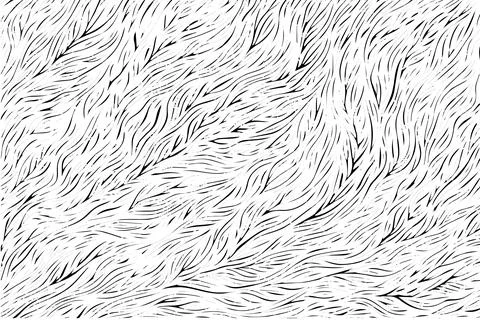 Vintage Fur Pattern: Vector Illustration of Abstract Animal Texture. Stock Illustration