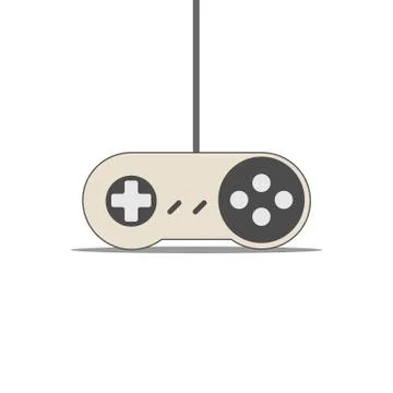 Vintage Game Joystick Stock Illustration