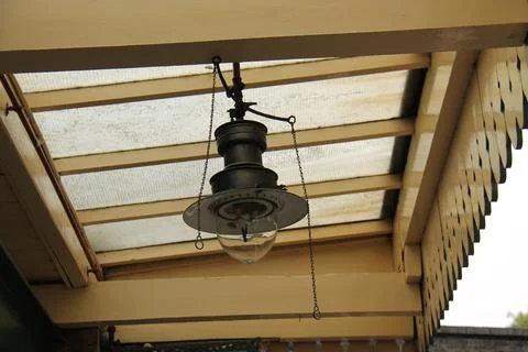 Vintage Gas Light. Foto stock