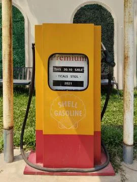 Vintage Gas Pump Stock Photos