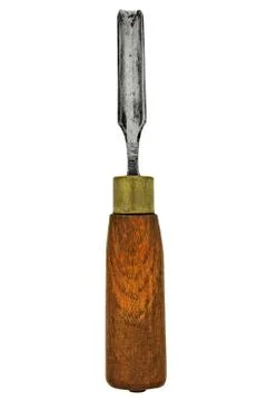 Vintage gauge chisel Stock Photos