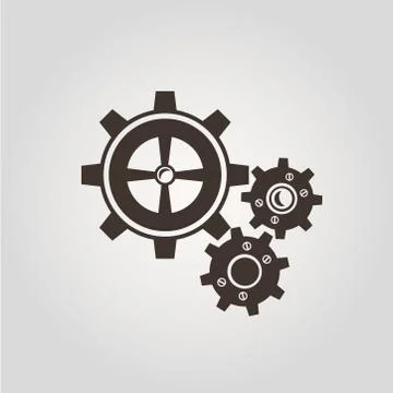 Vintage gears Illustrazione stock