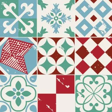 Vintage geometric background Stock Illustration