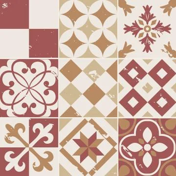 Vintage geometric background Stock Illustration