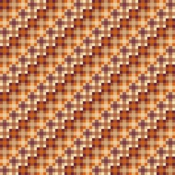 Vintage Geometric Checkerboard Pattern - Abstract Seamless Retro Grid Background Stock Illustration