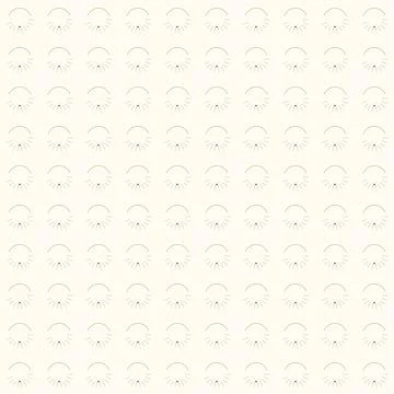 Vintage geometric pattern with retro style shapes and dots Stock Illustration