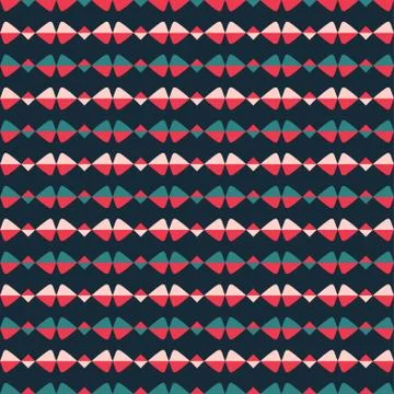 Vintage geometric seamless pattern Stock Illustration