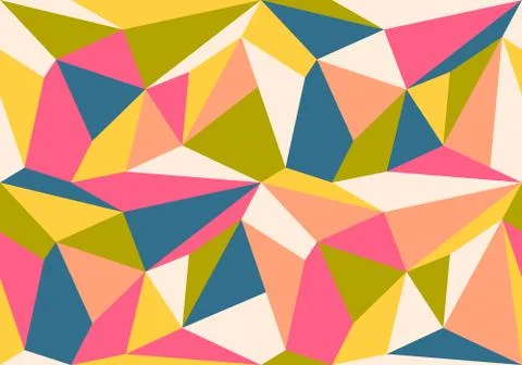 Vintage geometric seamless pattern Stock Illustration