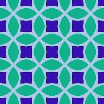 Vintage Geometric Shapes Pattern Background イラスト素材