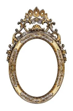 Vintage gilded frame Stock Photos