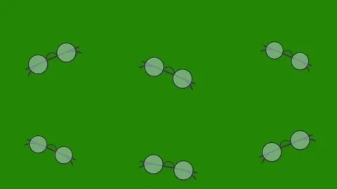 Vintage glasses background animation. Stock Footage 170007352