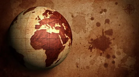 Vintage Globe Stock Footage 54900789