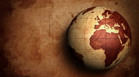 Vintage Globe Stock Footage 54901935