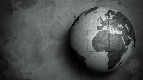 Vintage Globe Stock Footage 54902830