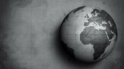 Vintage Globe Stock Footage 54906204
