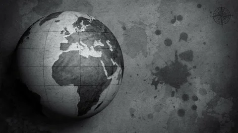 Vintage Globe Stock Footage 54907662