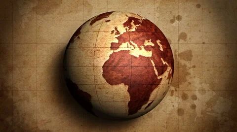 Vintage Globe Stock Footage 54909389