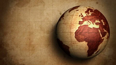 Vintage Globe Stock Footage 54910372