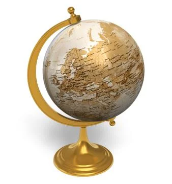 Vintage globe Stock Illustration