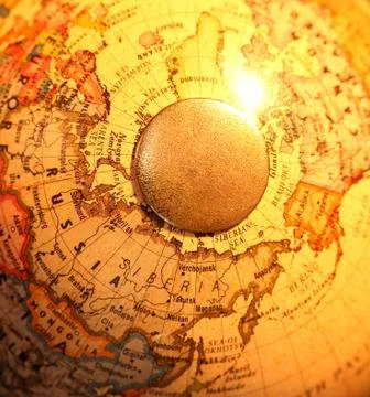 Vintage globe 库存照片