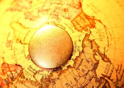 Vintage globe Stock Photos