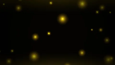 Vintage gold bokeh light background with elegant shimmering particles and sof Stock Footage 345875402