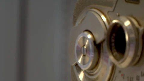 Vintage Gold Camera Stock Footage 106426264