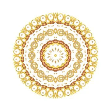 Vintage golden pattern for the cards Stock Illustration