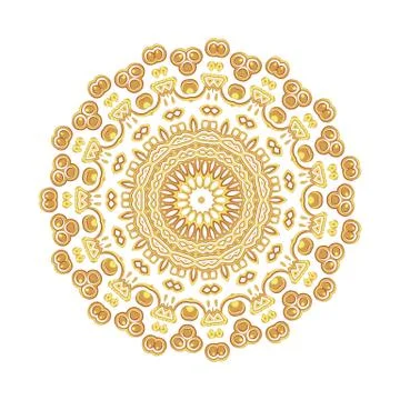 Vintage golden pattern Stock Illustration