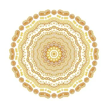 Vintage golden pattern Stock Illustration