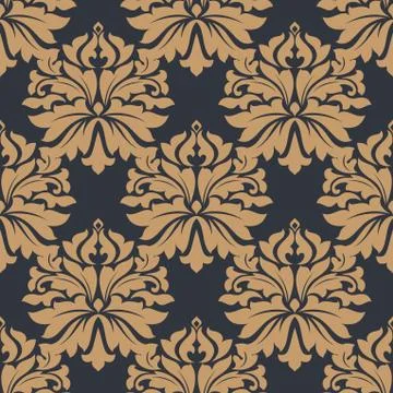 Vintage gothic floral background pattern イラスト素材