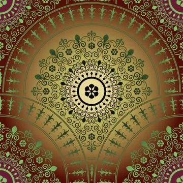 Vintage gradient seamless pattern 스톡 일러스트