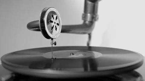 Vintage Gramophone Video stock 49660389