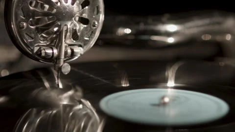 Vintage gramophone 스톡 동영상 159298067