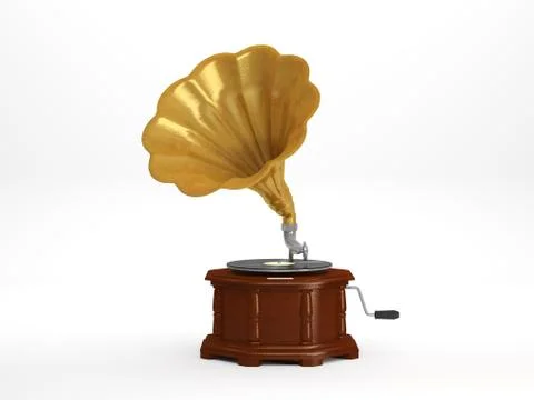 Vintage Gramophone Illustrazione stock
