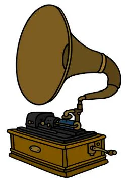 Vintage gramophone Illustration