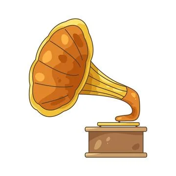 Vintage gramophone イラスト素材